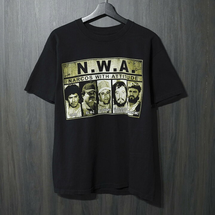 楽天市場】90s VINTAGE TEE Narcos With Attitude 