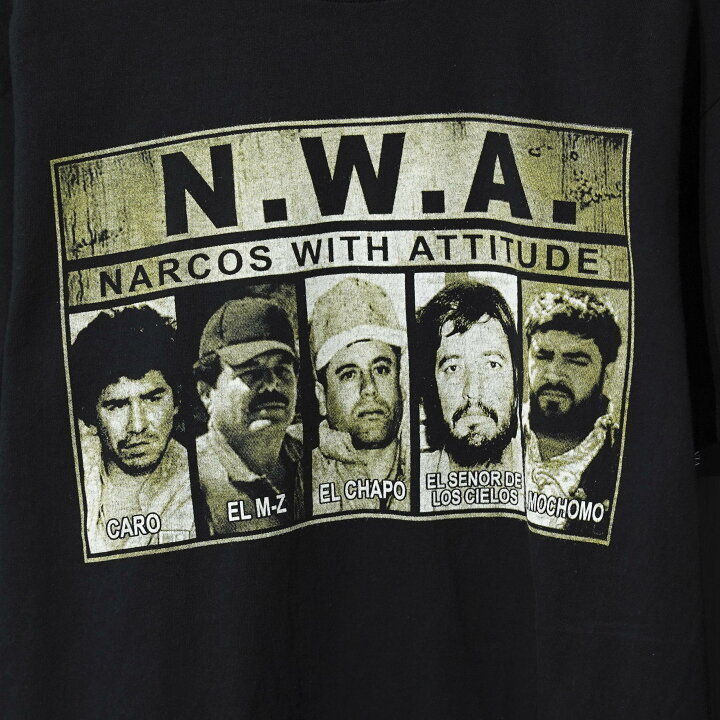 楽天市場】90s VINTAGE TEE Narcos With Attitude 