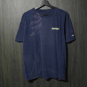 90s VINTAGE TEE CAPCOM ONIMUSHA Promo Tee Cut Tag FITS L-XL �J�v�R�� ����T�V���c �u���[