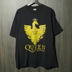 00S VINTAGE TEE Queen Paul Rodgers Tour 2006  JERZEES XL �N�C�[�� ����T�V���c �u���b�N