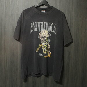 90s VINTAGE TEE Metallica FIXXXER Boot  Brooks XL ���^���J ����T�V���c �u���b�N