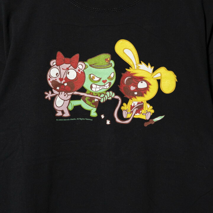 楽天市場】00s VINTAGE TEE Happy Tree Friends ” Promo Tee Black 
