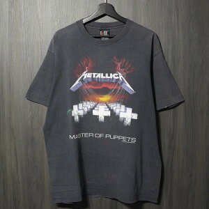 90s VINTAGE TEE Metallica  Master Of Puppets  giant XL ���^���J ����T�V���c �u���b�N