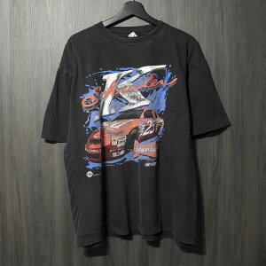 90s VINTAGE TEE Budweiser  Nascar Racing �h Champ XL �o�h���C�U�[ ����T�V���c �u���b�N