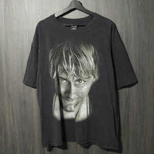 90s VINTAGE TEE Nirvana  Kurt Big Face  giant XL �j�����@�[�i ����T�V���c �u���b�N