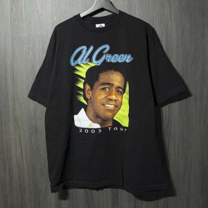 00s VINTAGE TEE Al Green  2003 Tour Tee  AAA 2XL �A���E�O���[�� ���� T�V���c �u���b�N
