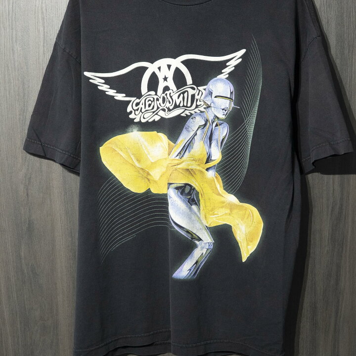 楽天市場】00s VINTAGE TEE Aerosmith “2001 Just Push Play” ALSTYLE 