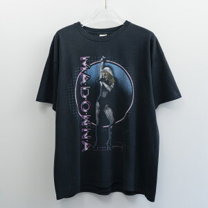 00s VINTAGE TEE Madonna  2009 Tour Tee  GILDAN XL �}�h���i ����T�V���c �u���b�N