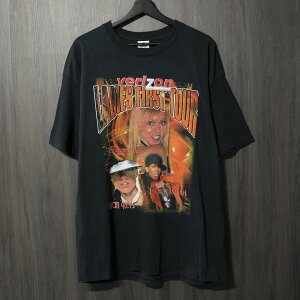 00s VINTAGE TEE Verizon Ladies First Tour  2004 Boot Tour  DELTA XL �x���C�]���E���f�B�[�X�E�t�@�[�X�g�E�c�A�[ ���� T�V���c �u���b�N