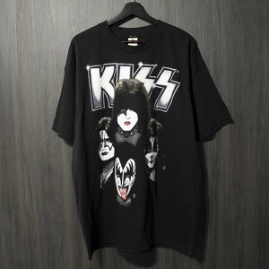 00s VINTAGE TEE Kiss  2010 The Hottest Show on Earth Tour  ALSTYLE XL �L�b�X ���� T�V���c �u���b�N