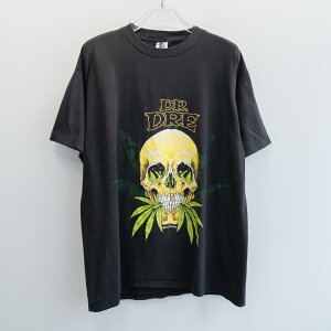 90s VINTAGE TEE Dr.Dre  In Buds We Trust Pushead Skull  GEM XL �h�N�^�[�E�h���[ ����T�V���c �u���b�N
