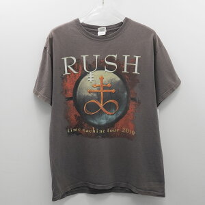 00s VINTAGE TEE Rush  Time Machine Tour 2010  Gildan L ���b�V�� ���� T�V���c �u���b�N