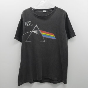 80s-90S VINTAGE TEE Pink Floyd  Dark Side Of The Moon 1987  Fade Tag Fits XL �s���N�E�t���C�h ����T�V���c �u���b�N