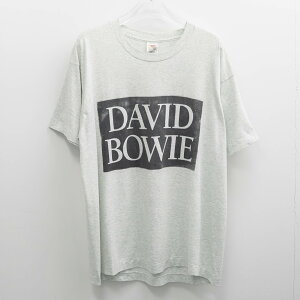 90s VINTAGE TEE David Bowie  Earthling 1997 Tour Boot  FOTL XL �f���B�b�h�E�{�E�C ����T�V���c �z���C�g