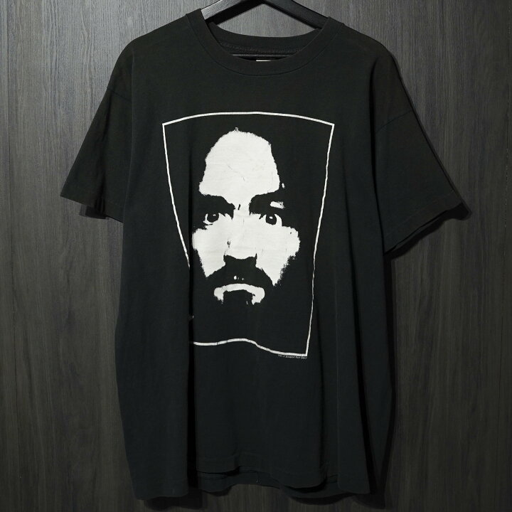 楽天市場】90s VINTAGE TEE Charles Manson ”Charlie Don