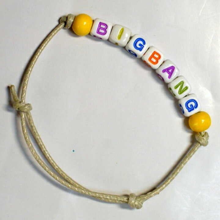 楽天市場】BIGBANG(ビッグバン) イニシャルブレスレット : 天宝堂