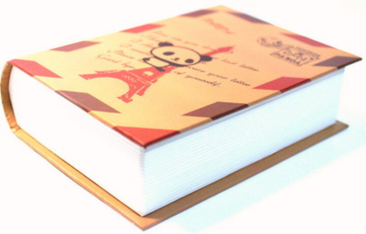 楽天市場】パンダ ブック型小物入れ 【GE0585-G】 天宝堂