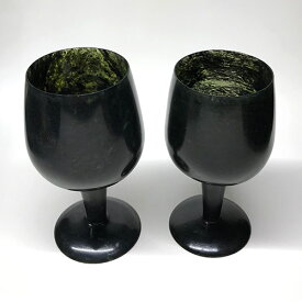夜光杯　ワイングラス型D 二個一組 iw200101k12