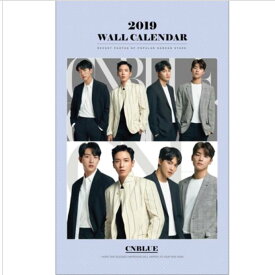 CNBLUE シーエヌブルー 2019年壁掛けカレンダー K-STAR PHOTO WALL CALENDAR 2019