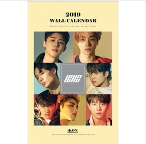IKON �A�C�R�� 2019�N�Ǌ|���J�����_�[ K-STAR PHOTO WALL CALENDAR 2019