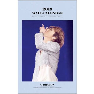 BIGBANG ビッグバン GD ジ?ドラゴン 2019年壁掛けカレンダー K-STAR PHOTO WALL CALENDAR 2019
