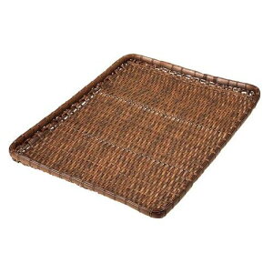 ざる 樹脂 ダンベイ(浅)茶 60号 91-042B 91-042B 幅600 奥行450 高さ40/業務用/新品/小物送料対象商品