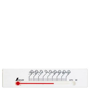 温度計 プチサーモスクエア 48785 135mm ホワイト よこ目盛/業務用/新品/小物送料対象商品