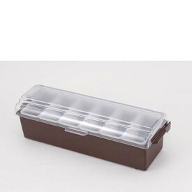 トラエックス コンジメントディスペンサー レギュラー ブラウン 4743－01 6ヶ入/業務用/新品/送料無料