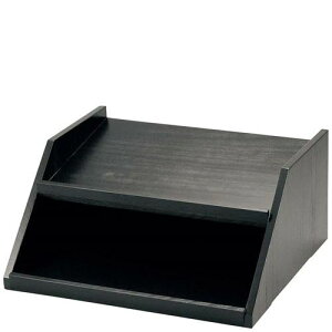 木製 カトラリーボックス用台 2段4列 黒/業務用/新品/送料無料
