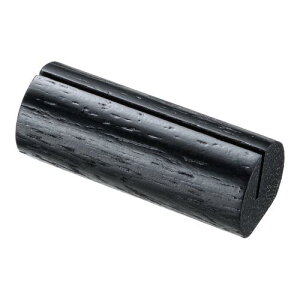 えいむ 木製カード立て(丸型) 木理-42 黒/業務用/新品/小物送料対象商品