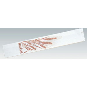 使い捨て パン袋 フランスパン袋 ムギ柄(大)(500枚入) 幅:100、長さ:625/業務用/新品 /テンポス