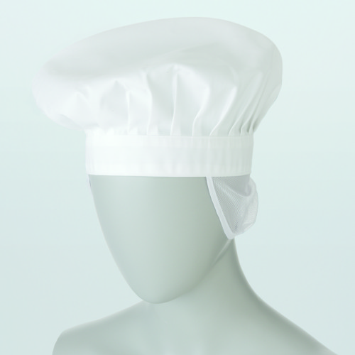 コックベレー帽たれ付 兼用 9-915 【2021年製 在庫あり 白 小物送料対象商品 業務用 新品
