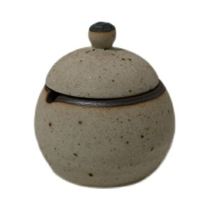 【店舗定番】粉引 丸型辛子入 φ5.7×φ5.7×6(cm)/業務用/新品/小物送料対象商品