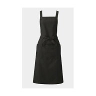 胸当てエプロン ブラック 【 KAZEN 】【 アプロン 】/業務用/新品/小物送料対象商品