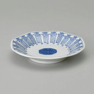 青寿八角皿 18.5×3.5cm 672-188 (10個入) /業務用/新品/小物送料対象商品