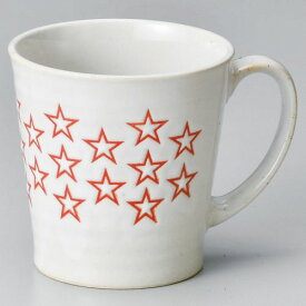 星レッドマグカップ φ8.8×8.8cm(290cc) 621-348 (10個入) /業務用/新品/小物送料対象商品