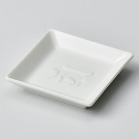 おでかけねこ角小皿 8.2×8.2×1.7cm 234-118 (20個入) /業務用/新品/小物送料対象商品