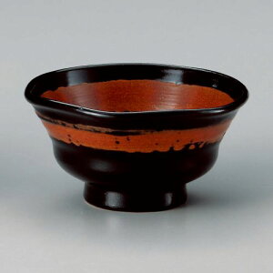 柚子黒赤ハケ4.5丼 φ13.7×7.2cm 334-248 (5個入) /業務用/新品/小物送料対象商品