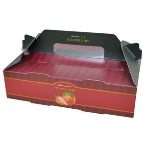 フルーツ容器 パックスタイル PS手提箱イチゴ 2P リッチレッド小(100個入)/業務用/新品/小物送料対象商品