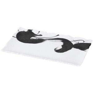 黒刷毛目流木7寸焼皿/業務用/新品/小物送料対象商品