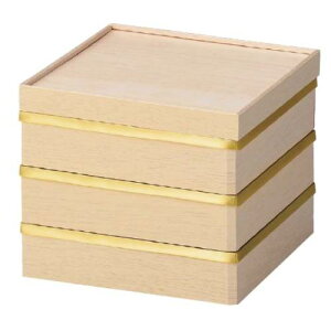 高級テイクアウト 6.5寸無限折重 蓋・木枠・トレー3段セット(仕切別売)(20入)/業務用/新品/送料無料