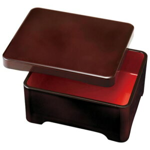 共足丼重 溜内朱本漆塗(蓋親)/業務用/新品/小物送料対象商品