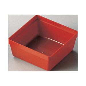 6寸用PC仕切 Bタイプ (四ツ用)朱(1/4)/業務用/新品/小物送料対象商品