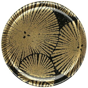 新A150丸寿司皿和紙風黒松葉/業務用/新品/小物送料対象商品