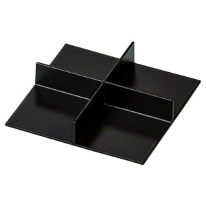 底板付十字仕切マルチプレート黒艶消し/業務用/新品/小物送料対象商品