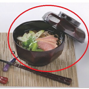 丼 5寸荒彫亀甲丸丼漆調溜内黒 /業務用/新品/小物送料対象商品