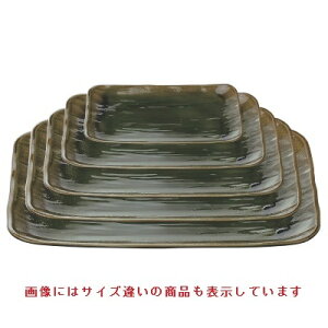 盛皿 長角大宝盛皿織部(裏黒塗)尺3.5寸 /業務用/新品/小物送料対象商品