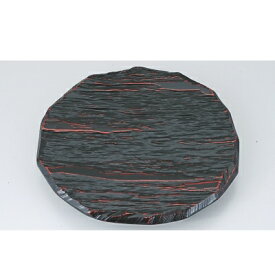 盛皿 9.5寸東尋坊丸とんかつ皿曙漆塗 /業務用/新品/小物送料対象商品