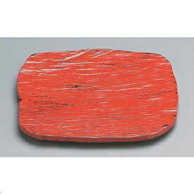 盛皿 尺0東尋坊長角とんかつ皿根来漆塗 /業務用/新品/小物送料対象商品