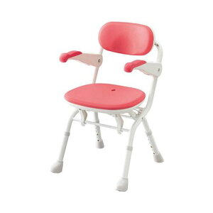 安寿 楽らく開閉シャワーベンチ Sコンパクト/【536-094 レッド】×1組/業務用/新品/送料無料